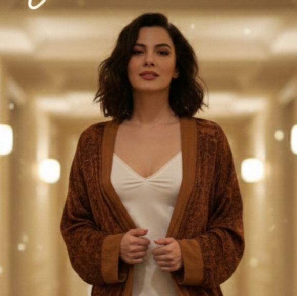 Vintage Just Me Paisley Duster Kimono Cardigan Size 18 Boho 90s Earth Tone - Picture 8 of 14